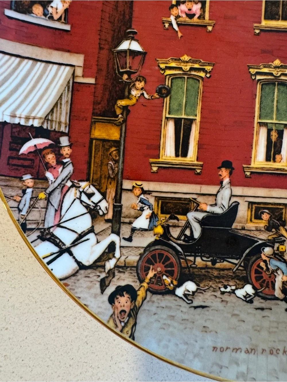Norman Rockwell “City Pride” Collector Plate — 1985 — No. 534